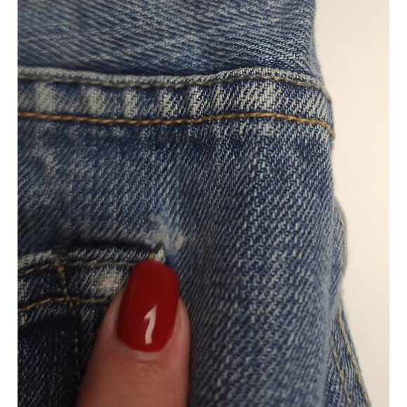 Allsaints Jeans spitalfields okayama Japan Mens 32/30 button-fly washed denim - Picture 11 of 11